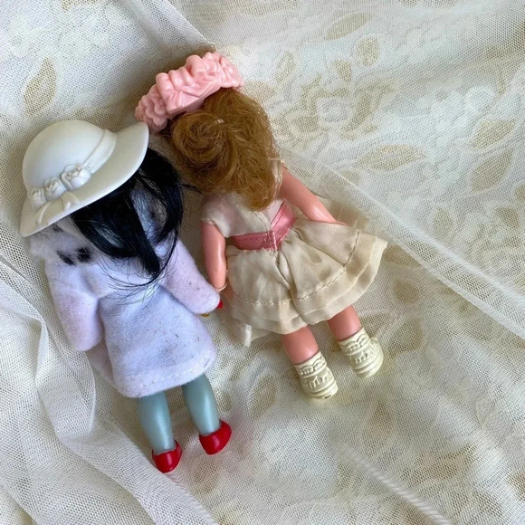 Vintage Madame Alexander Dolls Set of 2 cute dolls 5" - Picture 3 of 7